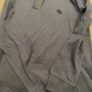 Abercrombie Kids Dark Gray Long Sleeve Shirt